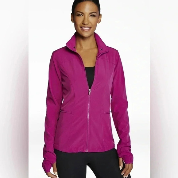 Fabletics Mulberry Ninety Six Windbreaker Size Large - Picture 1 of 9